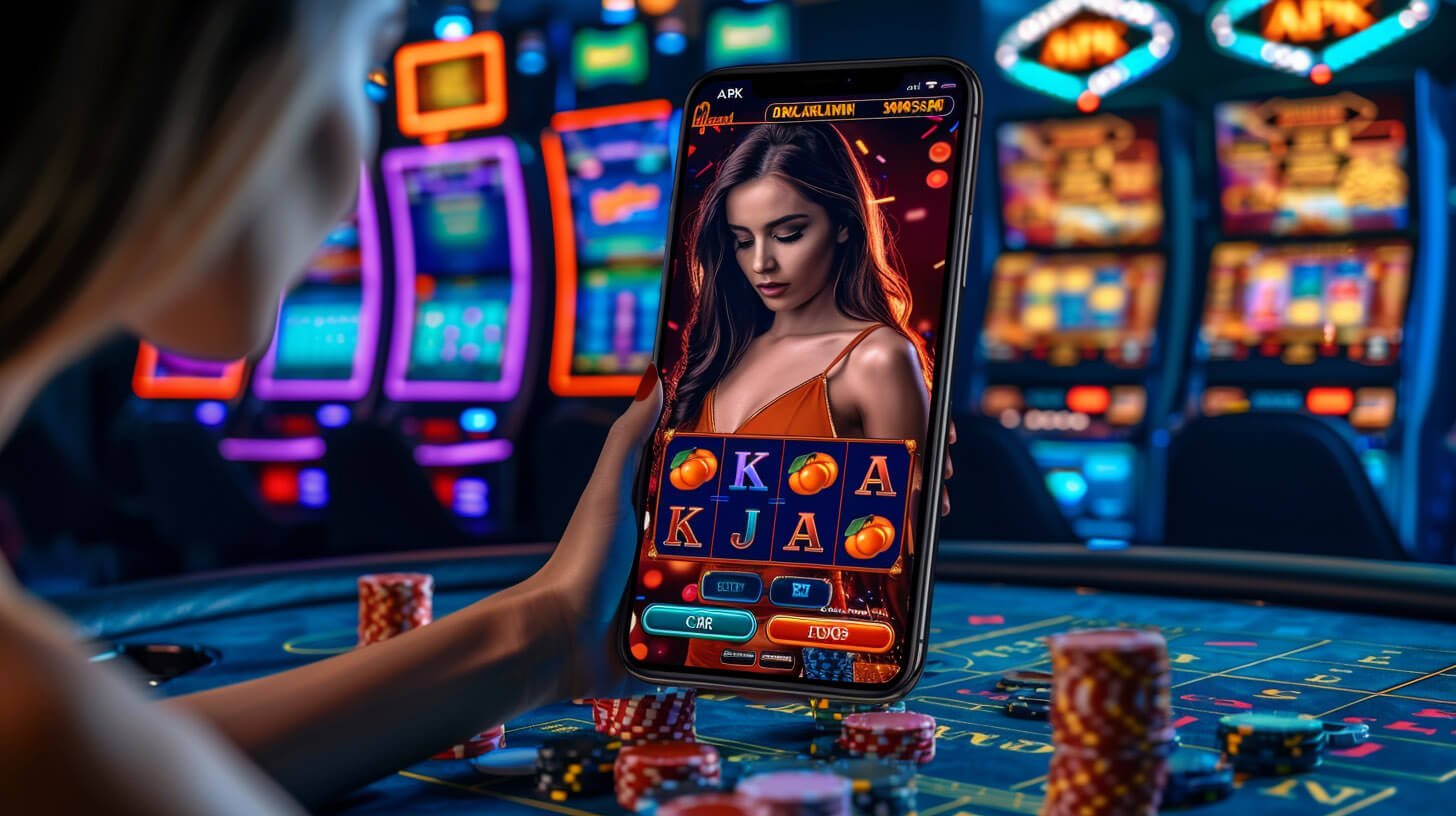 bonus casino mobile app interface showing account login and game categories on an Android phone