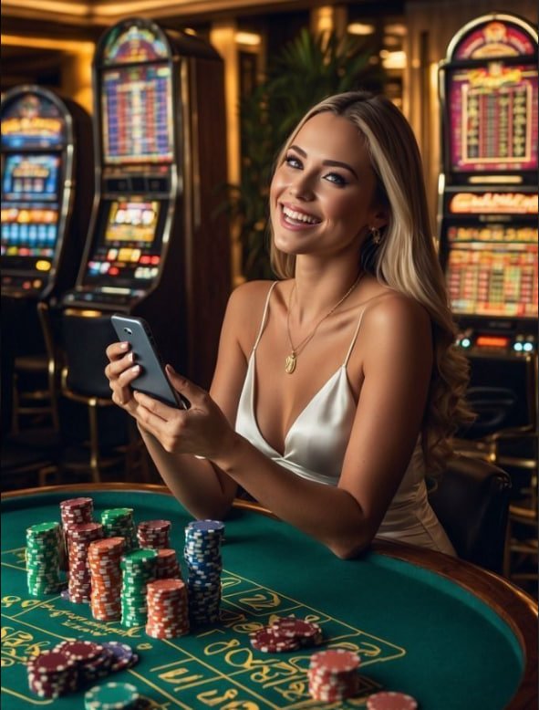 Mobile phone showing bonus casino account registration and Capsa Susun game lobby